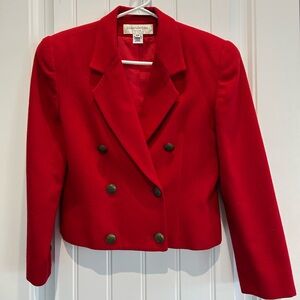 Jones New York 100% Wool Red Blazer ❤️